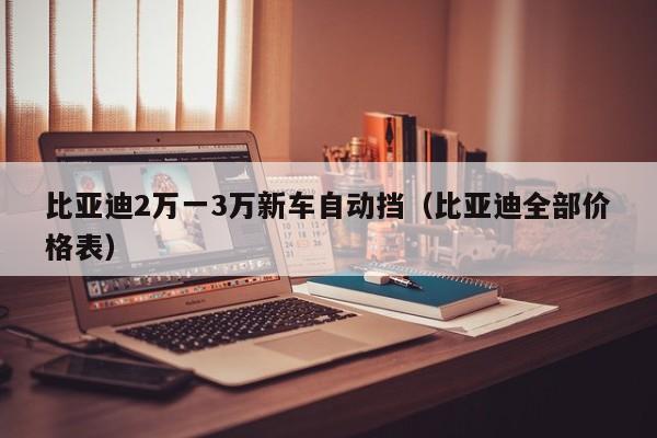 比亚迪2万一3万新车自动挡（比亚迪全部价格表）