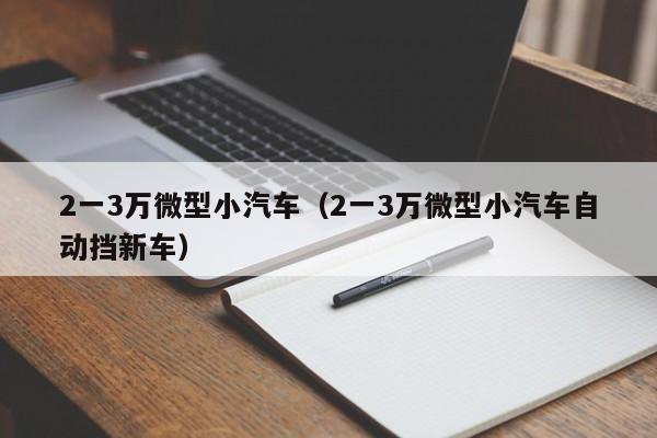 2一3万微型小汽车（2一3万微型小汽车自动挡新车）