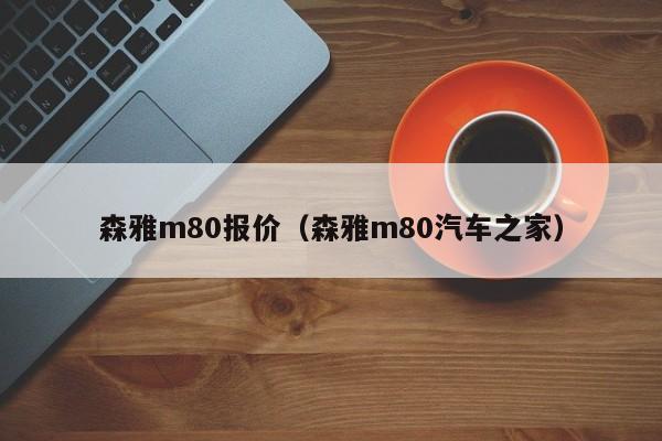 森雅m80报价（森雅m80汽车之家）